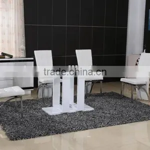 Glass Dining Table and Chairs for Dining Room Furniture thumbnail-1