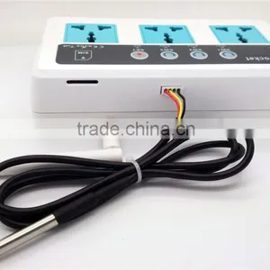 Temperature Controlled 3-outlet Power Strip Type GSM Power Socket With 6 Group Temperature-linked AND 24 Group Timing Tasks thumbnail-1