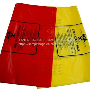 Biohazard Disposal Bags With Warning Label/Sterilization Indicator Lab Can Liners Labeling Biohazardous Trash Safely thumbnail-4