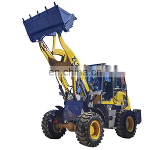 Hydraulic China Small 2.2 Ton1.1m3 Wheel Loader Mini Front End Loader thumbnail-1