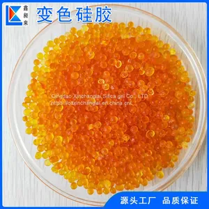 Orange Silica Gel 3-5mm Orange to Green Cobalt-free Color-changing Silica Gel thumbnail-1