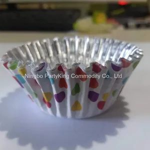 Foil Cupcake Case With Colour Printed Grease-Proof Cake Mold Holder Cake Decoration Cupcake Liners thumbnail-2