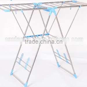 Foldable Laundry Stainless Steel Towel Steel Rack thumbnail-1
