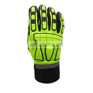 High Quality Wholesale Heavy Duty Industrial TPR Anti Impact Cut Resistant Safety Mechanic Gloves For Working thumbnail-4