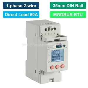 China Manufacturer 8 Digits LCD Display Single Phase Energy Meter Kwh Electrical Metering Equipment ADL100-ET thumbnail-4