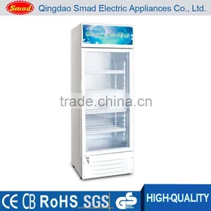 Beverage Refrigerator Electric Cooler Glass Door Large Fridge Storage Drink thumbnail-1