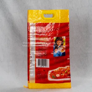 Factory BOPP Lamination PP Woven Bags Customized Rice Bags 50 kg and 100kg Polypropylene Rice Bags in Rolls thumbnail-4