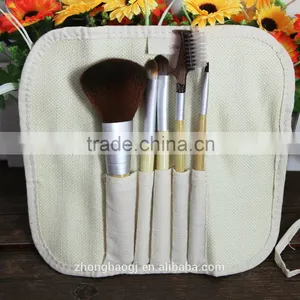 Bamboo Makeup Brushes 5pcs With Synthetic Hair Makeup Brush Set thumbnail-2
