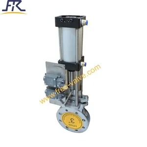 3 Inch Pneumatic Stainless Steel Ceramic Lined Knife Gate Valve thumbnail-1
