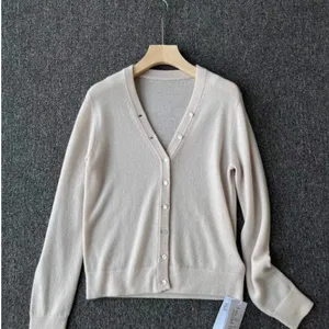 OEM 100% Cashmere Sweaters Cardigans thumbnail-3