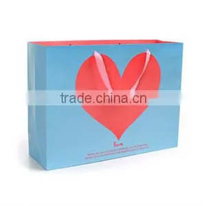 Big Heart Gift Shopping Bag Happy Valentine's Sweet Gift Bags thumbnail-1
