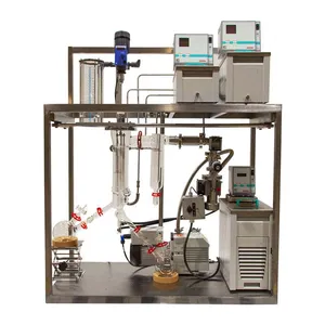 Factory High Efficiency Stainless Steel Short Path Wiped Film Molecular Distiller Machine Molecular Distillation Unit Equipment thumbnail-5