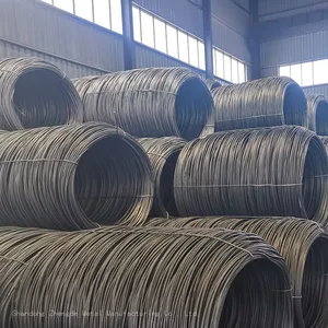 Hot Rolled SAE1010 Q195 Q235 1008 Carbon Steel Wire Rod 5.5mm-8mm thumbnail-2