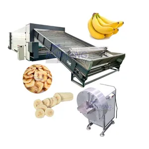 Gas Heating Automatic Food Dehydrator Banana Chips Mango Vegetable Slicer Dryer Fruit Drying Machine EPC thumbnail-1