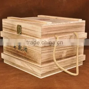 Luxurious Antique Style Wooden Wine Box Wooden Box thumbnail-5