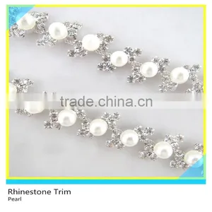 Fancy 888 Crystal Rhinestone Handmade Bead Trim Cup Chain Plated Silver thumbnail-5
