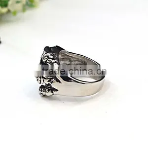 2016 Casting Stainless Steel Gothic Fashion Rings Supplier's Choice thumbnail-3