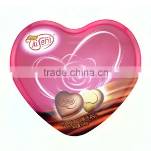 Food Grade Heart Shape Chocolate & Biscuit Tin Box/wedding Tin Box thumbnail-3