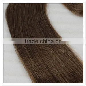Light Ash Brown Hair Color Teap Tape Hair Extensions thumbnail-6