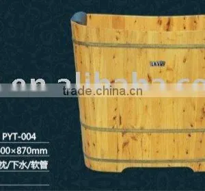 Cypress Bathroom Little Boy Wooden Bathtub thumbnail-1