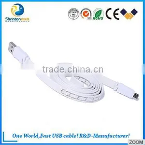 REMAX High Speed 1M/2M Micro USB2.0 Data Cable With Ruler Scale for Samsung/HTC Etc. Android thumbnail-3