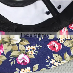 Wholesale 2015 Custom Fashion Short Brim Fabric Dyed Bucket Hat thumbnail-6