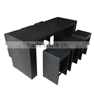 Modern Rattan Garden Patio Furniture PE Rattan Furniture Parts Bar Furniture Of Rattan thumbnail-3