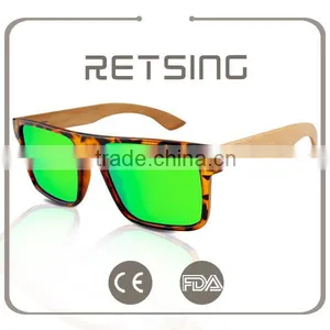 2015 OEM Bamboo Wooden Polarized Sunglasses Cheap Wholesale Sunglasses China Custom Logo Promotional Sunglasses Factory thumbnail-2