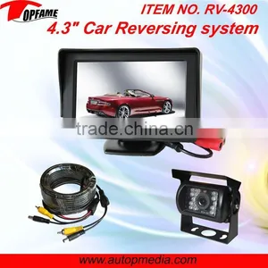RV-4300 4.3" Digital LCD Monitor Car Back up System With Night Vision Camera thumbnail-1