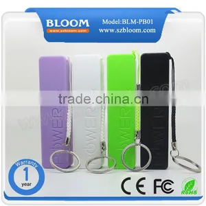 1 Dollar Cheapest Perfume Keychain 2600mah Portable Mobile Power Bank Quality Choice thumbnail-1
