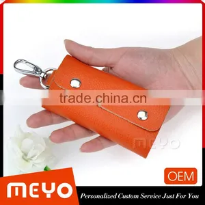 Protective Snap Closure Full Grain Leather Key Wallet for Key Safe Supplier's Choice thumbnail-1