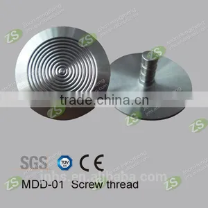 316 / 304 Stainless Steel Antislip Tactile Tile Indicator Stud With Circular Surface for Underground Subway thumbnail-2