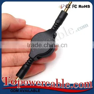 Portable Retractable 3.5Mm Male To Male Audio Cable Aux Cable In Car thumbnail-6