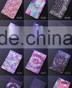 Colorful Pattern High Quality Rotating Leather Case for Ipad thumbnail-4