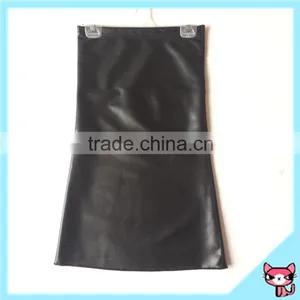 Hot Sale Super Sexy Black Leather Wrap Chest Dress thumbnail-1
