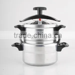 Aluminium Pressure Cooker With Steamer thumbnail-1