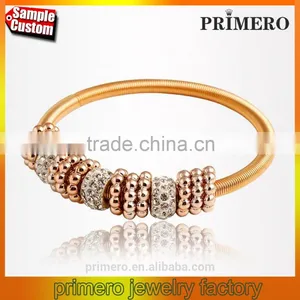 Korean Jewelry Euro-American Multilayer Bangle Shamballa Polymer Clay Bracelets thumbnail-1