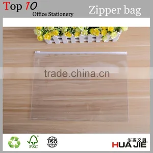 Clear pp Cover Plastic Waterproof Slide Zip Document Holder thumbnail-4