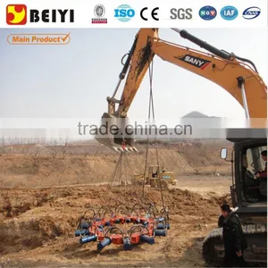 BEIYI Round Cutting Pile Machine, Concrete Pile Crusher, Hydraulic Pile Breaker thumbnail-4