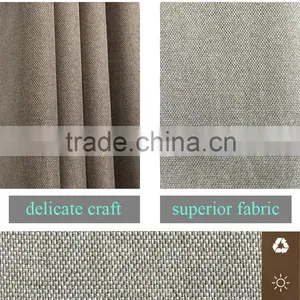 100% Polyester Plain Color Blackout Curtain Fabric thumbnail-1