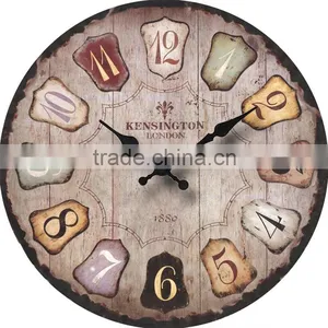 Roman Style Large Size Decorative Wooden Wall Clock Quality Choice thumbnail-1