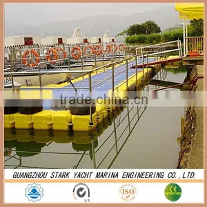 Inflatable HDPE Modular Plastic Floating Dock Platform thumbnail-1