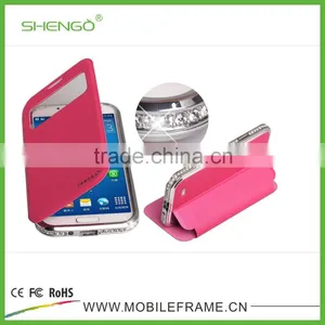 Shengo High Quality Filp PU Leather Phone Case for Samsung Note 4 thumbnail-1