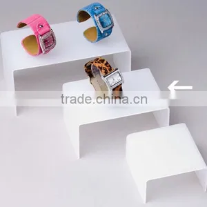 White Acrylic Ring Jewelry Display Rack thumbnail-1