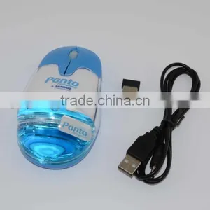 Computer Gift Wireless Liquid Aqua Mouse With Rechargeable Lithium Battery thumbnail-4
