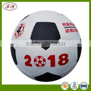 Mini Size Football 6 Inch Rubber Soccer Ball thumbnail-1