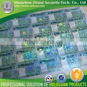 Custom id Card Hologram Overlays id Card Lamination Film Holographic Overlays Film Quality Choice thumbnail-4