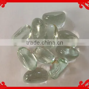 Irregular Diamond Clear Fire Pit Tumbled Glass Gems thumbnail-1