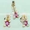 Studded Gold JEWELLERY Set thumbnail-1