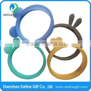 Rabbit Ear and Bear Ear Frame Silicone Case Cover Universal Luminous Ring Bumper thumbnail-3